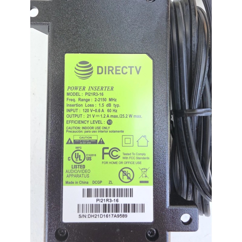 DirecTV Power Inserter- PI21R3-16 - 21V - A3
