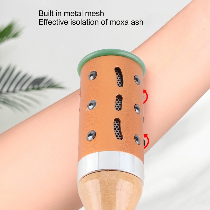 Warm Moxibustion Rods Detox Relieve Fatigue Rolling Handheld Adjustable Facial