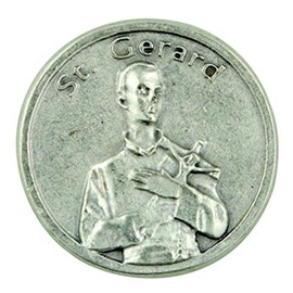 Religious Catholic Gift Saint St Gerard Patron Expectant Mothers Pregnancy Pocket Token Keepsake Coin