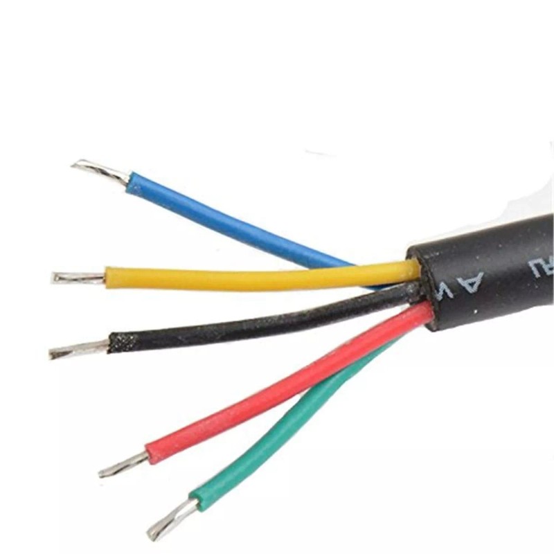 WESIRI 5Pairs 5pin Black Electrical Connector LED Connector for LED