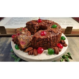 Assumption Abbey Fruit Cake in Traditional Tin, 2 lbs