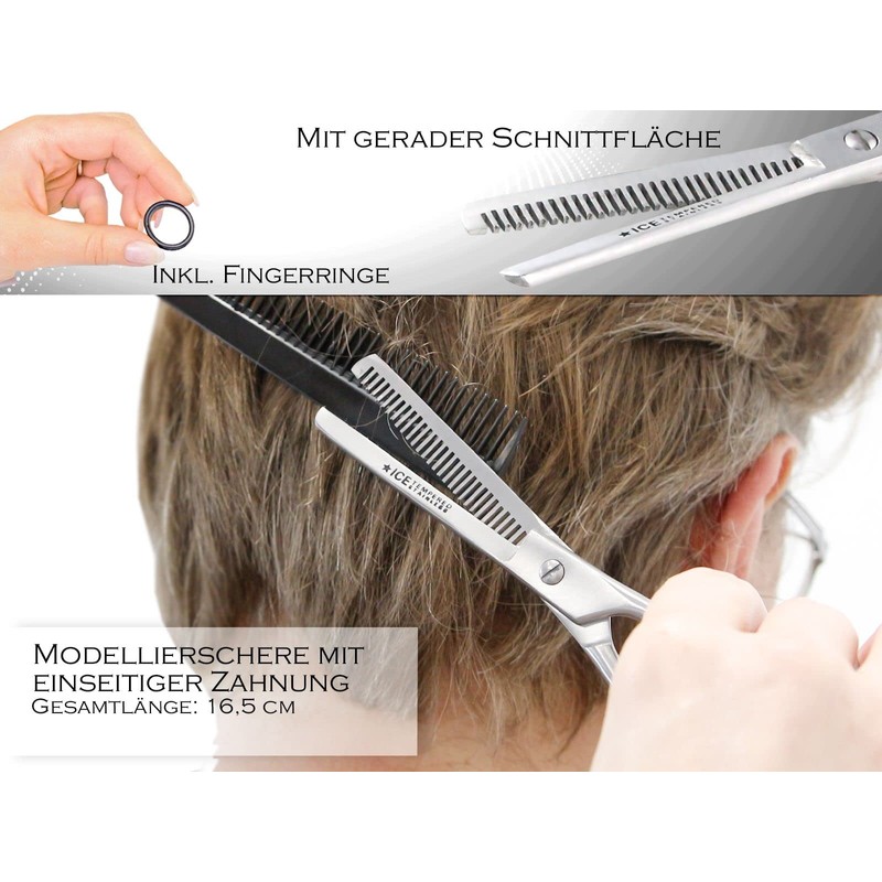 Hair Cutting Thinning Scissors Set of 3