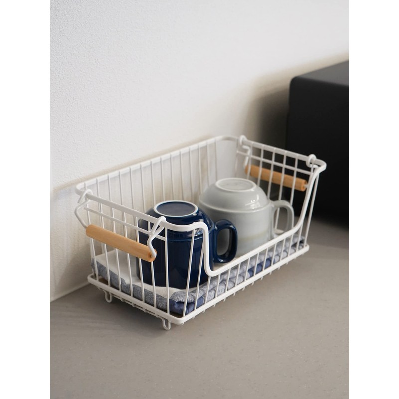 Wahei Freiz RG-0483 Basket Basket with Handle Kitchen Storage Float