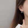 Deluxe Aretes Zirconia Corazón Pendientes Para Mujer Regalo Amor