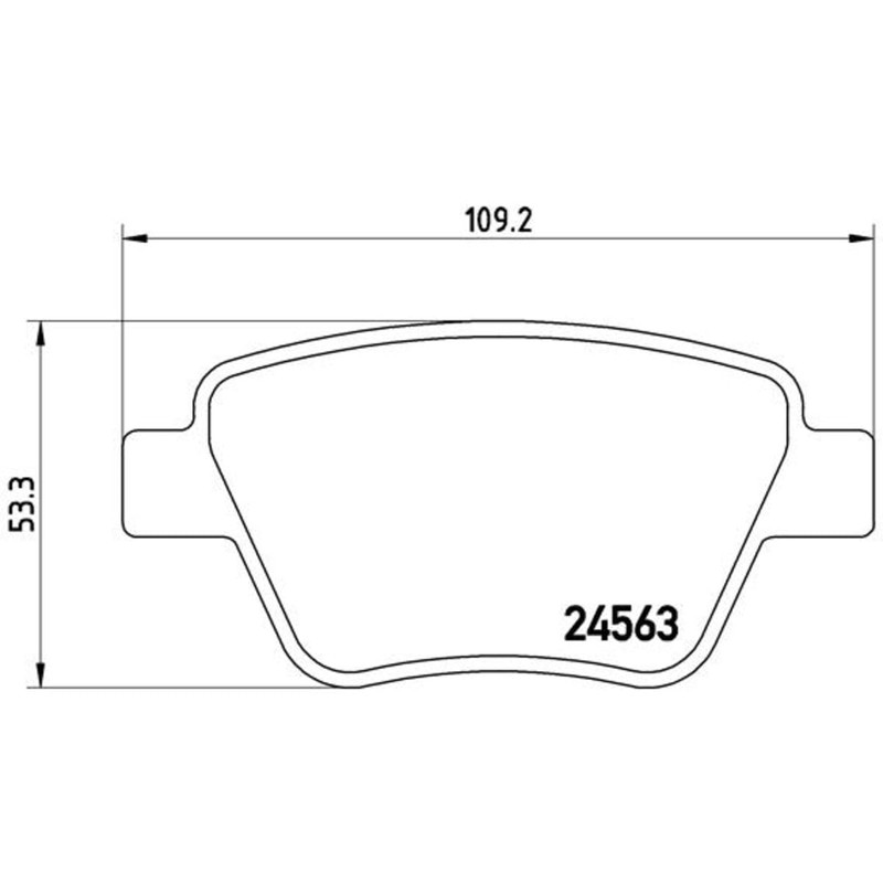 BREMBO P 85 114X Brake Pads