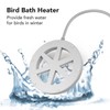 Fountain Heaters Thermostatically Controlled Full Covered Bird Bath De Icer