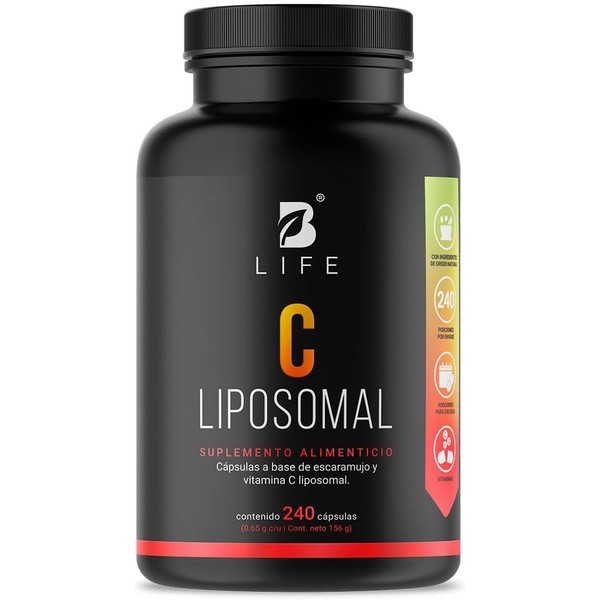 Vitamina C y Escaramujo 240 Cápsulas 650 mg por porción.
