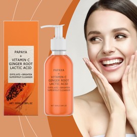 Peeling Schaum, Sanfter Gesichtsreiniger,Exfoliating Cleanser, Reinigungsschaum, Milde Gesichtsreinigung für Strahlendes Hautbild, Exfolierend, Reinigend, Glättend, für Alle Hauttypen 100ml