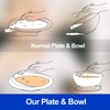 Spill Proof Scoop Plate and Bowl with Suction Base, Suction