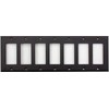 Black 7 Gang GFI/Rocker Wall Plate