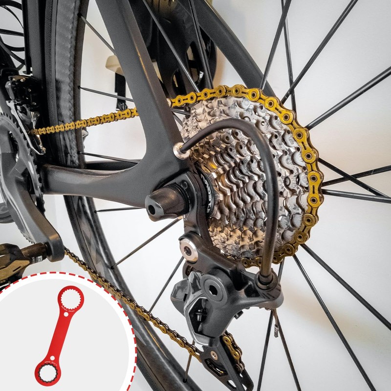 GLADFRESIT Bottom Bracket Tool, Precision Lightweight Axis Wrench Tool Adapter