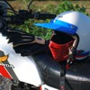 Motorcycle Rider Face Mask Jet Helmet Face Guard 6 Holes