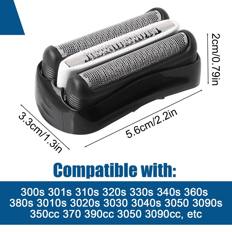 Pack of 2 Series 3 Shaving Head 32B Replacement Shaver