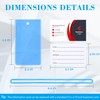 50 Pack Luggage Tags Suitcases PVC Travel Bag & Baggage