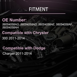 YIHOVY Rear View Backup Reverse Camera fit for Chrysler 300 2011 2012 2013 2014 11 12 13 14, fit for Dodge Charger 2011-2014, 56054058AG, 56054058AD, 56054058AE, Parking Back Up Assist Camera