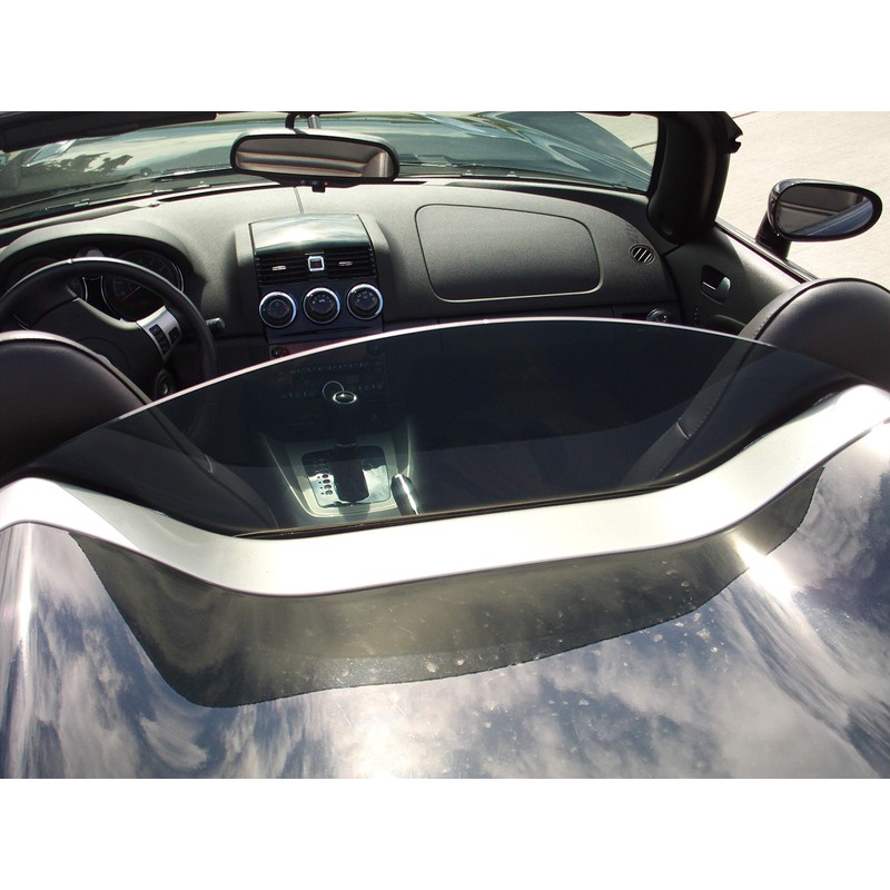 #1 Ranked Wind Deflector Windscreen Windstop Windblocker, Smoke Tint, Compatible