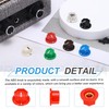 MECCANIXITY 5Pcs ABS and Copper Potentiometer Knobs 1/4" Volume Tone