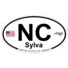 US Decal, Inc. Sylva, North Carolina Oval Sticker