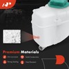 A-Premium Engine Coolant Overflow Recovery Reservoir Tank [with Cap] Compatible