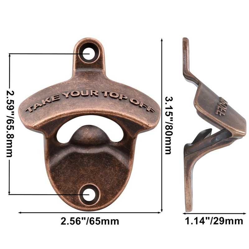 HAIICEN Vintage Wall Mounted Magnetic Bottle Opener Take Your Top
