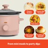 bella 1.5 Qt Slow Cooker with 3 Heat Manual Control,