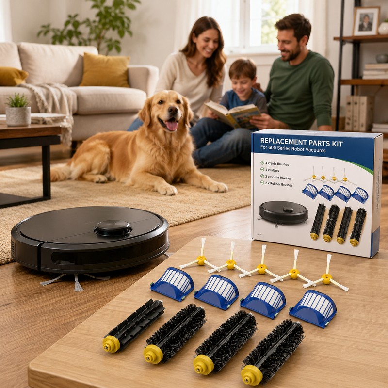 Robot Vacuum Replacement Parts Kit for Roomba 600 Series –
