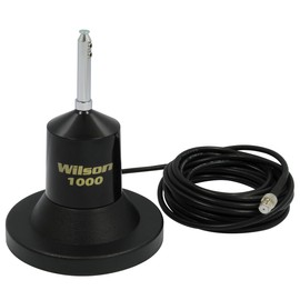 Wilson 1000 Series 3000 Watt Magnetic Mount CB Antenna with 62 1/2 inch Removable Whip