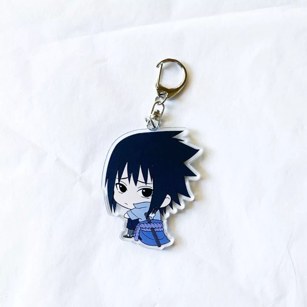 Anime Naruto Chibi Uchiha Sasuke Acrylic Keychain