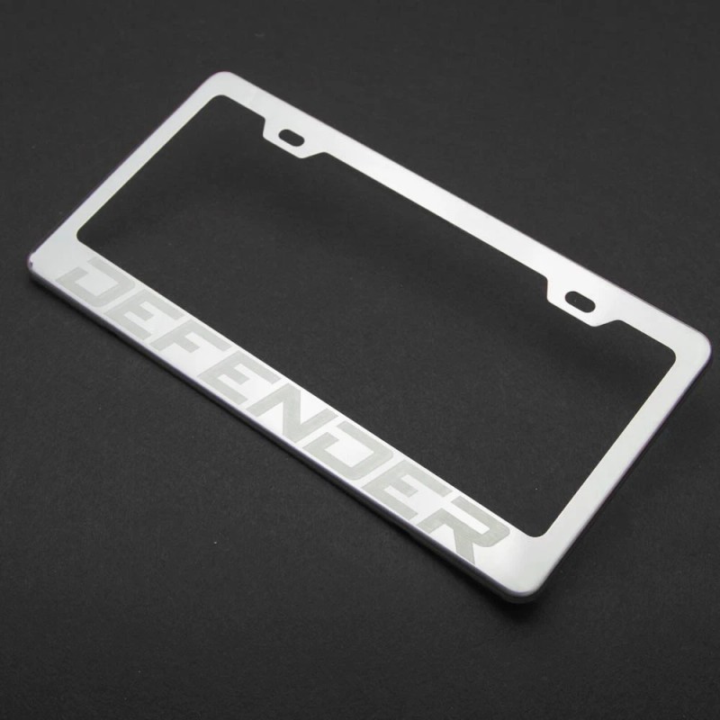 KA DEPOT 1x Defender Laser Engraved Stainless Steel License Plate
