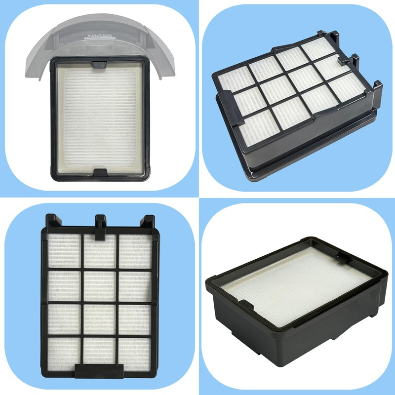 4 Pack HEPA Exhaust 440005573 Filters Replacement for Hoover UH71250