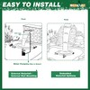 Waterfall Pool Fountain, LONGRUN Waterfall Spillway for Koi Ponds -