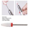 Nail Drill Bits Corn Shape Ceramic Cutter with Display Base