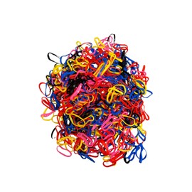 Kàllos 500 Pack No-Damage Hair Bands, Stylish Rubber Bands, Hair Accessories for Girls - Embrace Effortless Style with Elastic Ties. (Multi)