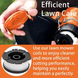 Strimmer Spool,Replacement Strimmer Line,Replacement Spool Caps,ompatible with Black Decker Replace AF-100 ST5530-GB GLC3630L20-GB STC1820PC-GB BESTA530-GB BESTA525-GB(3 Spool + 1 Cap+1 Spring)