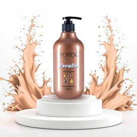 TOTEX Premium Keratin Shampoo 500 ml | Premium Hair Care Unisex Quick Repair of Damage