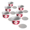 Fat Daddio's PCC-32CASE Anodized Aluminum Round Cheesecake Pans, 6 Piece