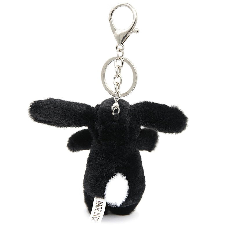 LOHGOU Cute Mini Rabbit Keychain Stuffed Rabbit Bag Decoration Fluffy