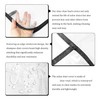 Exqufood 4 Pack Salon Chair Cover Protectors,Clear Square Hairdressing Chair