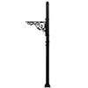 40.2-53" H Heavy Duty Outdoor Mailbox Post, Steel Mailbox Stand,