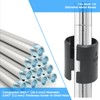 SDTC Tech 12 Pairs Wire Shelf Clips and 4Pcs Pole