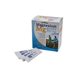 Amosvital Amosvital Magnesium direkt 350 mg - 100% Tagesbedarf - Direktgranulat zur Einnahme ohne Flssigkeit - 60 Portionen - 2 Monatspackung - Orangengeschmack