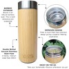 Gaucho Bruno Bamboo Bottle Tea Infuser Vacuum Flask