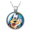 TCB Creations Goofy Face Cartoon Character Glass Dome Necklace Pendant
