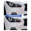 PARTS4EV QAB White Pearl Tricoat Touch Up Paint Compatible with