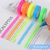 Utron 10 Rolls Colorful Highlighter Tape, 0.31" x 16.5 ft