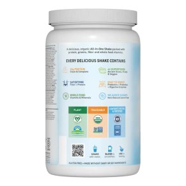 Garden Of Life Raw Organic Meal Batido Organico 28 Servicios Sabor Vainilla