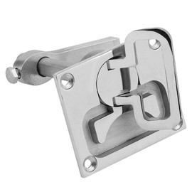 Boat Floor Lock, Stainless Steel Flush Mount Floor Lock Hatch Latch Hardware Accessory for Marine Boat