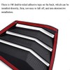 Rifoda for New Camry Window Louvers Air Vent Scoop Shades