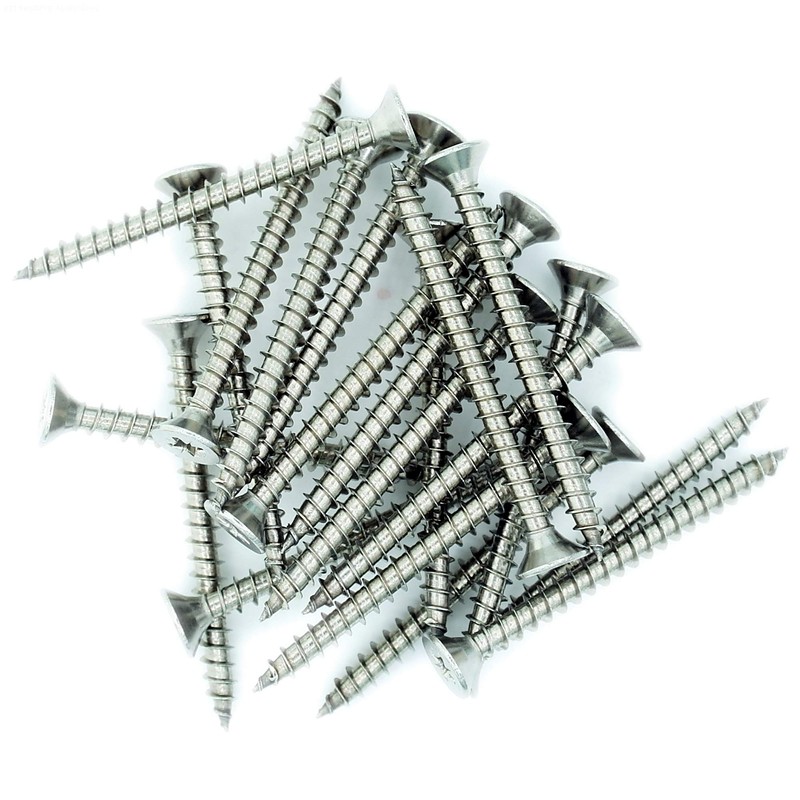 No.12 x 1 (6mm x 25mm) Pozi Countersunk Chipboard Screw