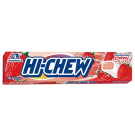 Hi-Chew Strawberry Chewy Fruit Candy 57 g (Pack of 12)